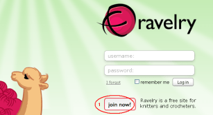 Ravelry - Como cadastrar sua conta
