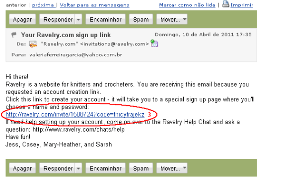 Ravelry - Como se cadastrar - Figura 03