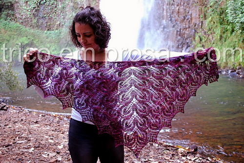 trico em prosa.com - Receita traduzida do Xale Gail (aka Nightsongs)